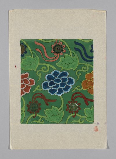 Design auf Papier von Unknown artist