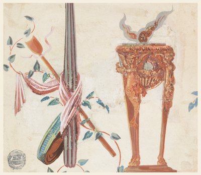 Entwürfe für Trophäen von Unknown artist