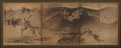 Drache und Tiger von Unknown artist