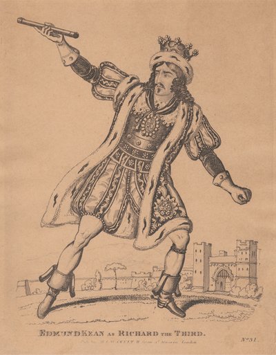 Edmund Kean als Richard III von Unknown artist