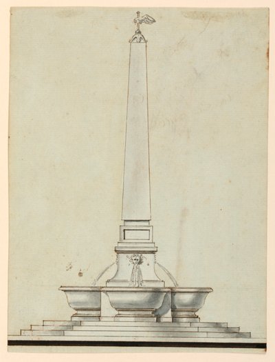 Erhebung eines Brunnens von Unknown artist