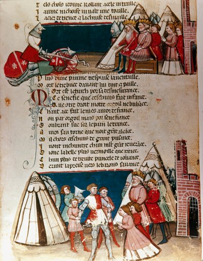 Eintritt nach Spanien (Miniatur) von Unknown artist