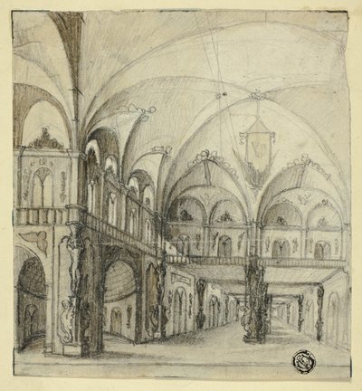 Fantastisches Interieur von Unknown artist