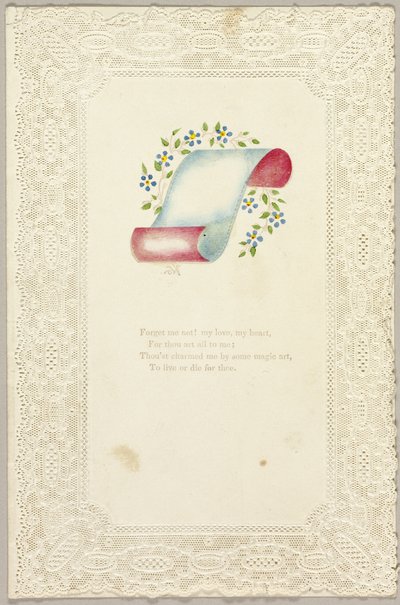 Vergissmeinnicht! (Valentinstag) von Unknown artist
