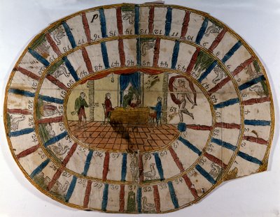 Spiel der Gans aus dem 18. Jahrhundert. von Unknown artist