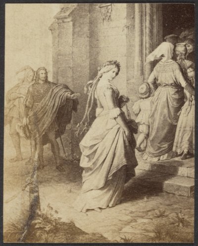 Gretchen (Faust) von W.V. Kaulbach von Unknown artist