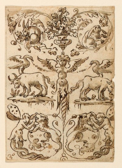 Groteskes Panel von Unknown artist