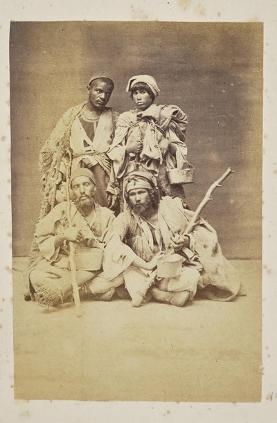 [Gruppenporträt von vier Bauern] von Unknown artist