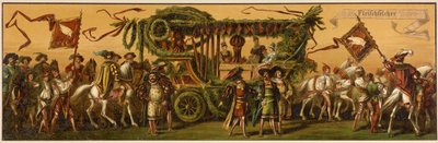 Hans Makarts Prozession der Stadt Wien von Unknown artist