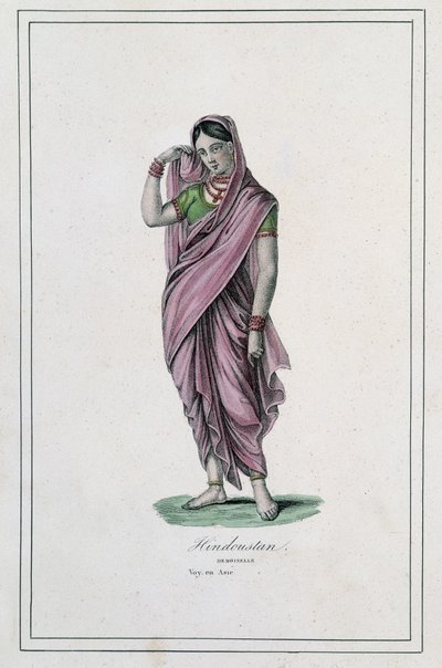 Hindustan: Jungfrau - in „Album des voyages“ von Unknown artist