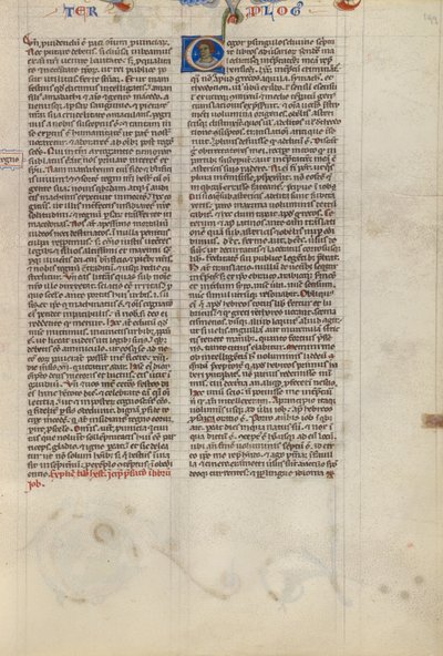 Bewohnter Initialbuchstabe C von Unknown artist