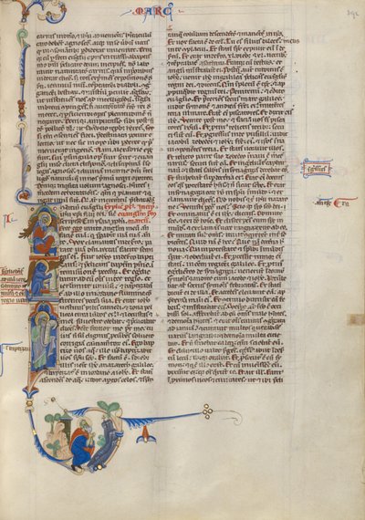 Initiale I: Heiliger Markus von Unknown artist