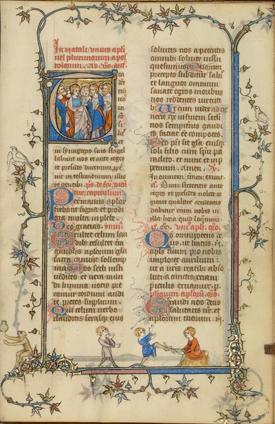Initial T: Die zwölf Apostel von Unknown artist