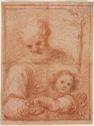 Joseph und Kind (recto) von Unknown artist