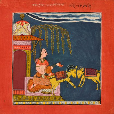 Kaccheli Ragini, aus einem Ragamala von Unknown artist