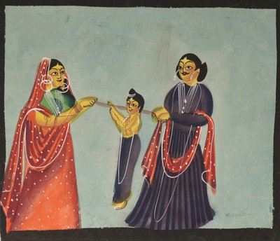 Kalighat-Malerei von Unknown artist