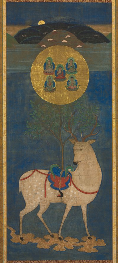 Kasuga-Hirsch-Mandala von Unknown artist