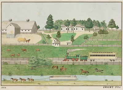 Landschaft, Joliet, Illinois von Unknown artist