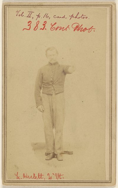L[erman] Hulett, 2. Vt. [Opfer des Bürgerkriegs] von Unknown artist