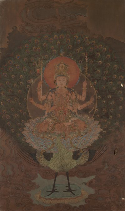 Mahamayuri (Kujaku Myoo) von Unknown artist
