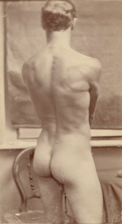 Studie eines männlichen Aktes von Unknown artist