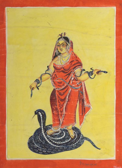 Manasa, die Schlangengöttin von Unknown artist