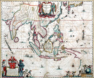 Karte von Asien aus dem Blaeu-Atlas von Unknown artist