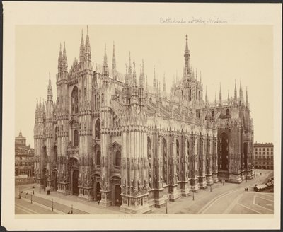 Mailand, Der Dom vom Königspalast von Unknown artist