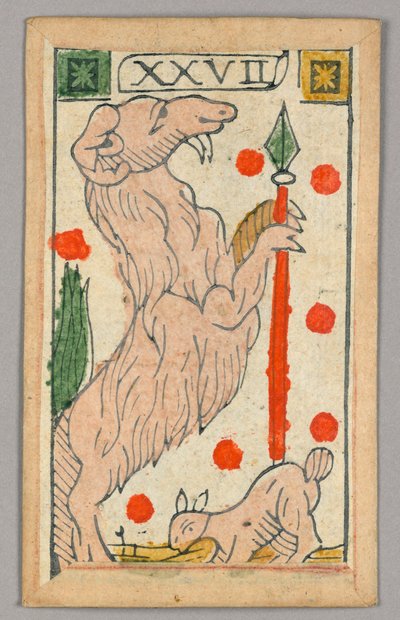Minchiate (Tarot) Spielkarte von Unknown artist
