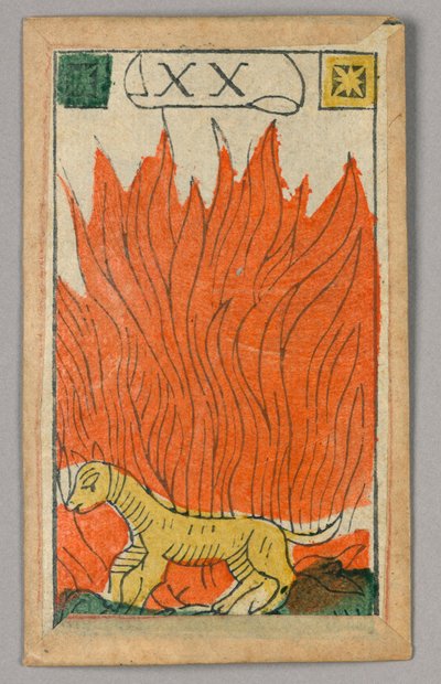 Minchiate (Tarot) Spielkarte von Unknown artist