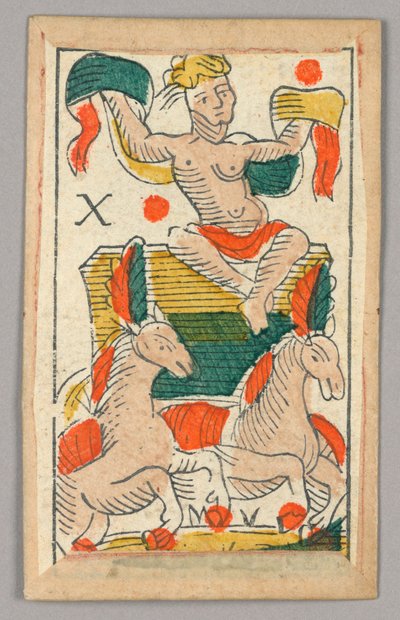 Minchiate (Tarot) Spielkarte von Unknown artist