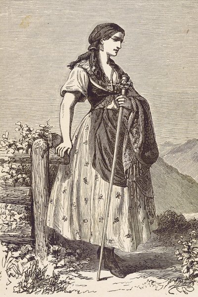 Mährische Frau von Unknown artist