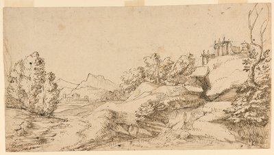 Gebirgslandschaft von Unknown artist