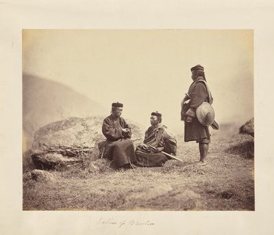 Einheimische von Bhutan von Unknown artist