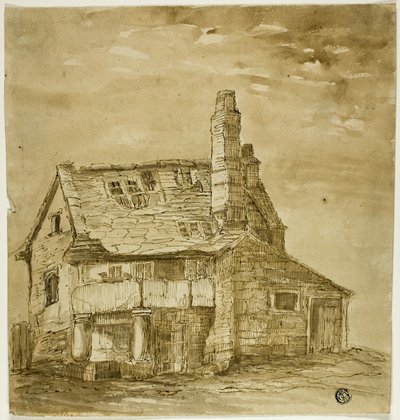 Altes Bauernhaus von Unknown artist