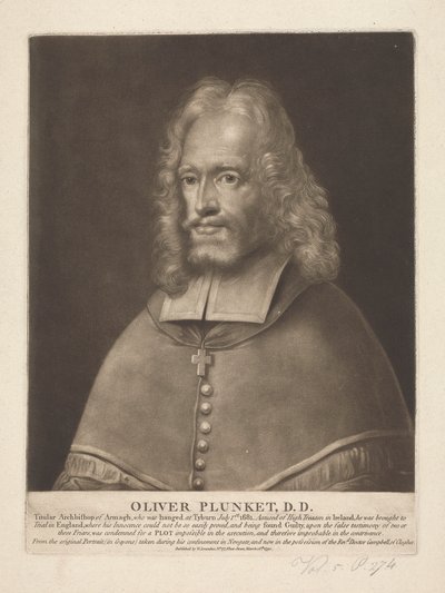 Oliver Plunket von Unknown artist