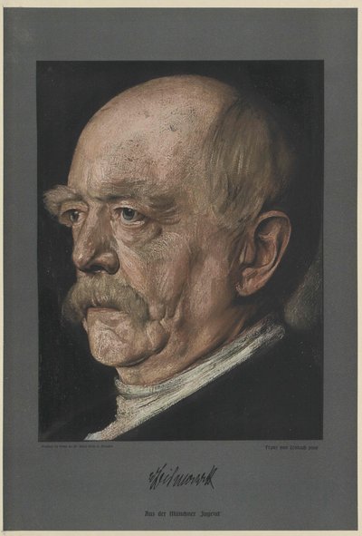 Otto Graf von Bismarck (Druck) von Unknown artist