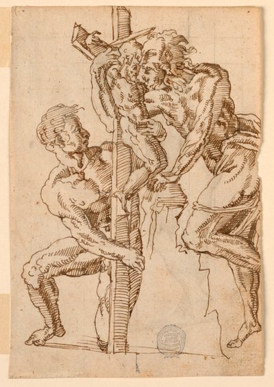 Seite eines Zeichenbuchs von Unknown artist