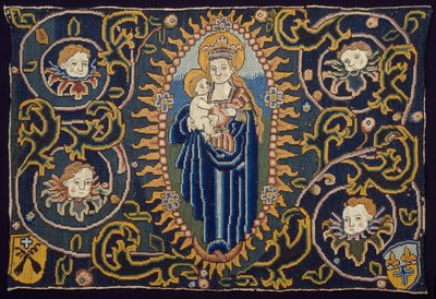 Tafel, die Madonna und Kind darstellt von Unknown artist