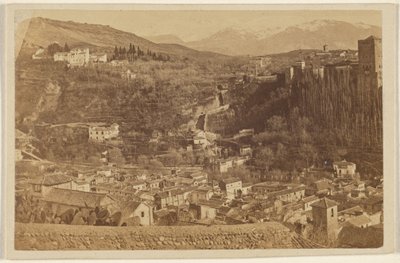 Panoramablick um die Alhambra von Unknown artist
