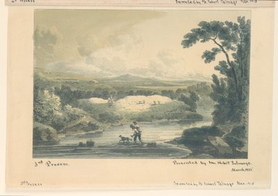 Pastorale Szene, 3. Prozess von Unknown artist