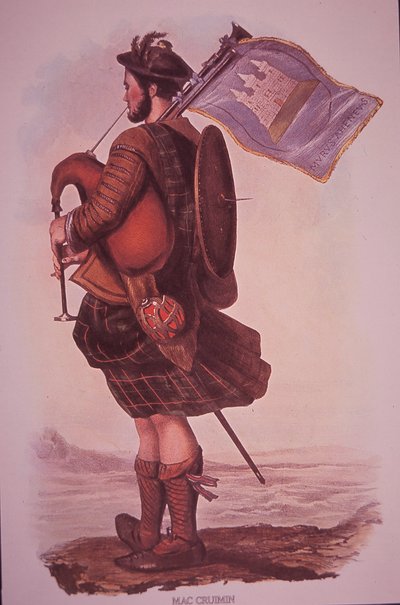 Pfeifer des Clans MacCriumin von Unknown artist