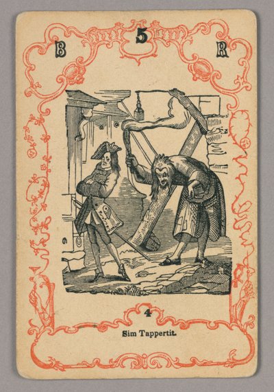 Spielkarte von Unknown artist