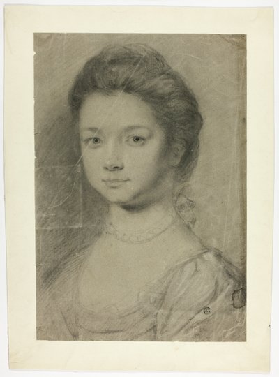Porträtbüste einer jungen Frau von Unknown artist