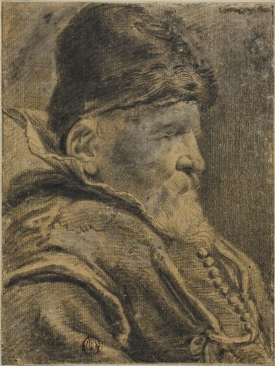 Porträtbüste eines alten Mannes von Unknown artist