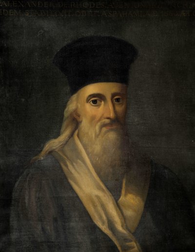 Porträt von Alexander von Rhodes von Unknown artist