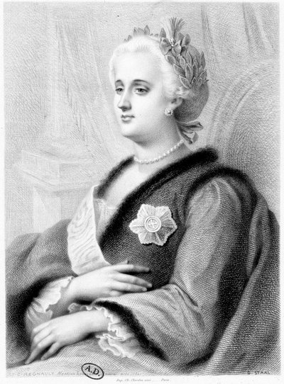 Porträt von Katharina II. von Russland von Unknown artist