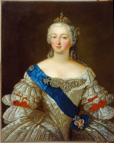 Porträt der Kaiserin Elisabeth Petrowna von Unknown artist