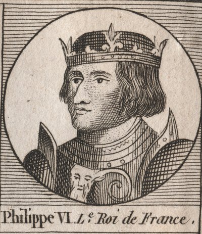 Porträt von Philippe VI von Valois von Unknown artist