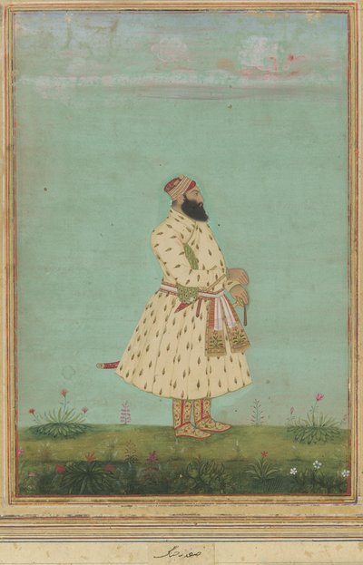 Porträt von Safdar Jang von Unknown artist